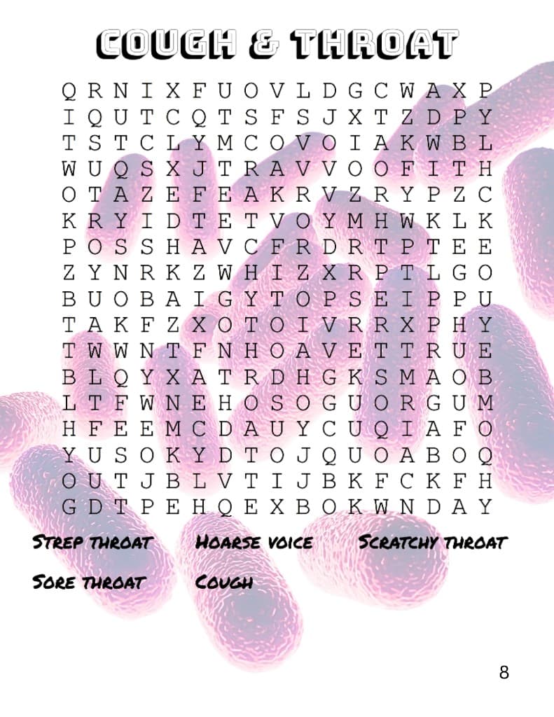 Health & Medicine Word Search Collection inside page 2